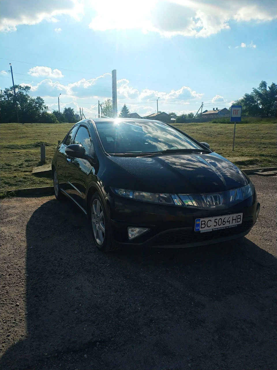 Перші фото, траса Полтава - Львів, civic 5d