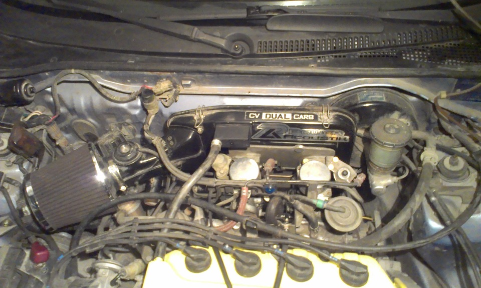 Встановлено Dual Carb Keihin' на D14A1! 2