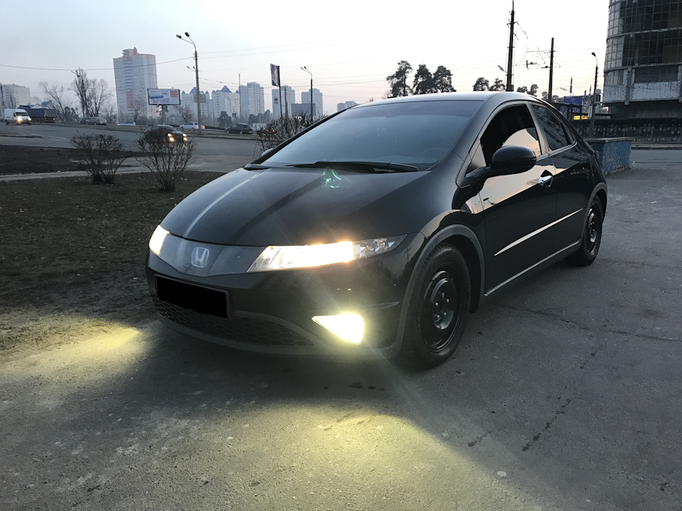 Ксенон у ПТФ + Osram Night Breaker Laser H11 2