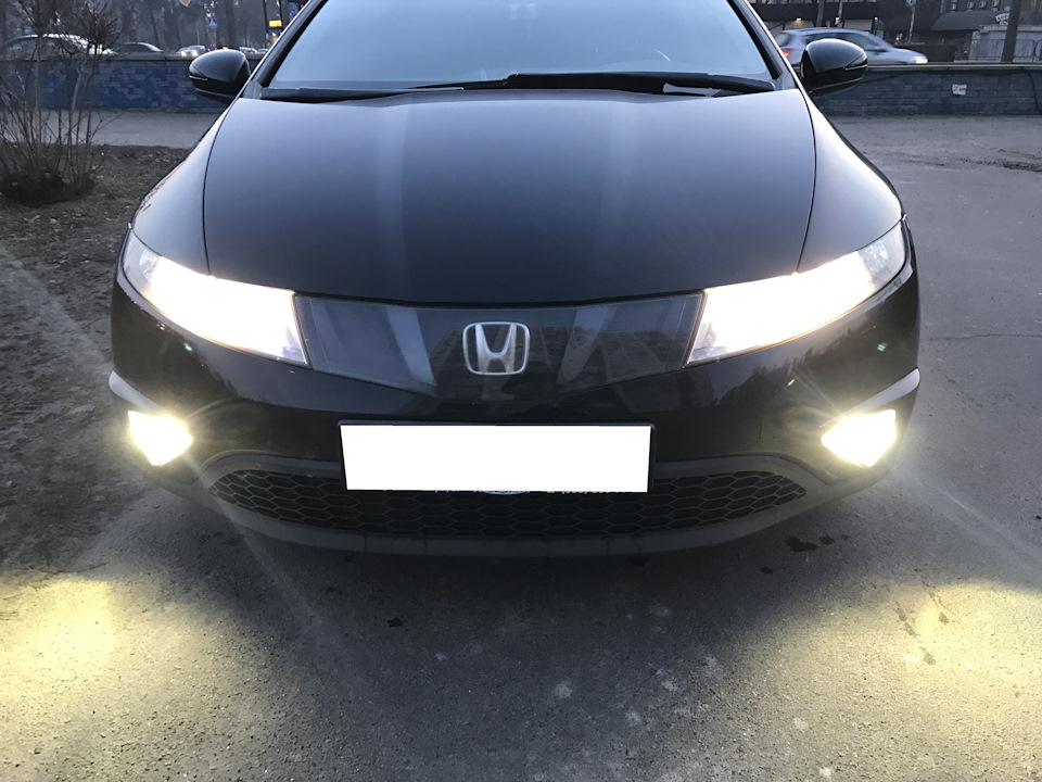 Ксенон у ПТФ + Osram Night Breaker Laser H11 3