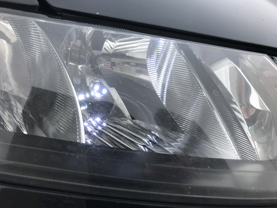 Ксенон у ПТФ + Osram Night Breaker Laser H11 4