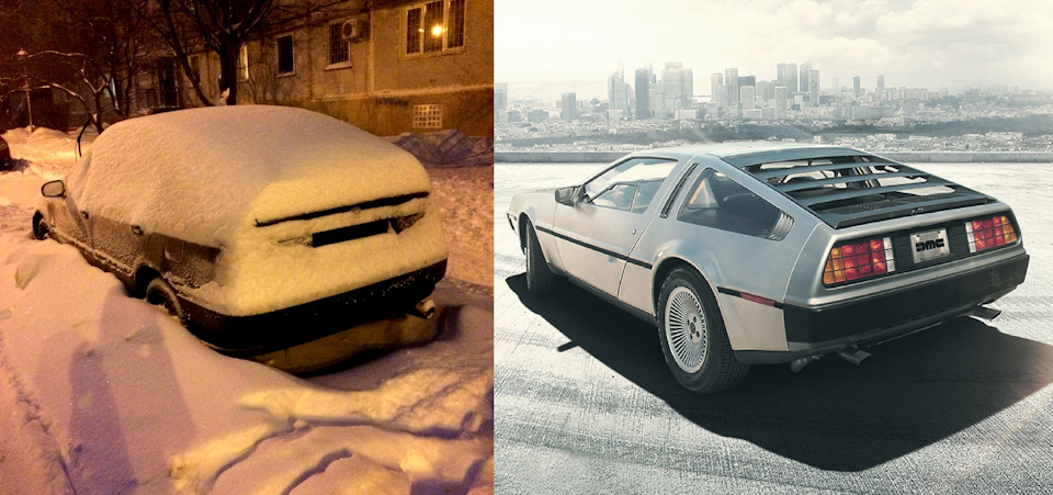 Зимове перетворення в DeLorean DMC-12 :) 1