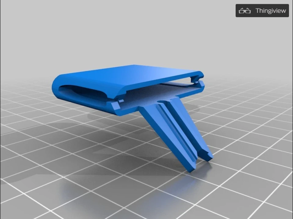 3D модель регулятора напряму повітряного каналу