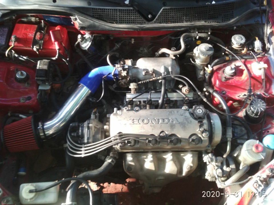 Горизонтальний впуск (D15Z6) + нульовик 1