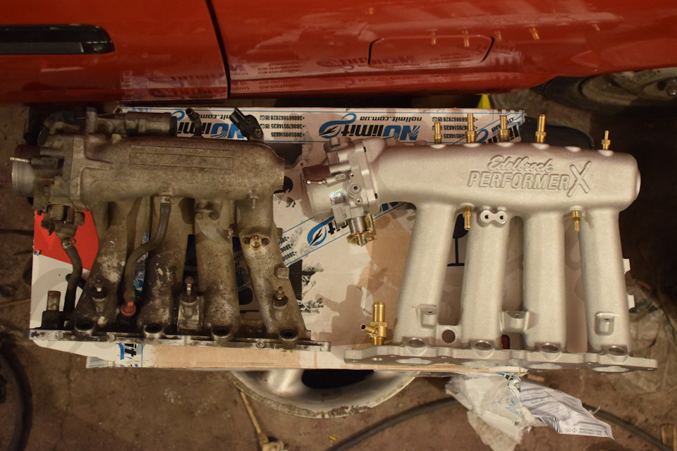 Новий впуск: Edelbrock Performer X + Skunk2 70mm 4