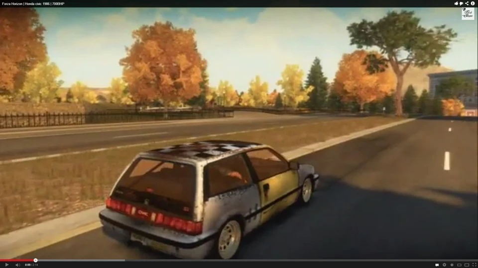 Forza Horizon - Honda Civic 3GEN Скляшка