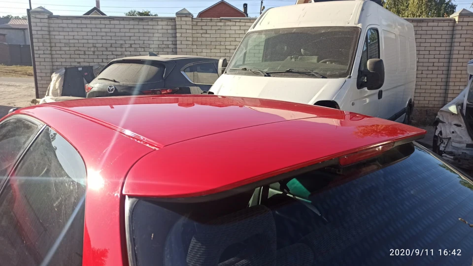 Поліровка даху та наклейки sohc vtec