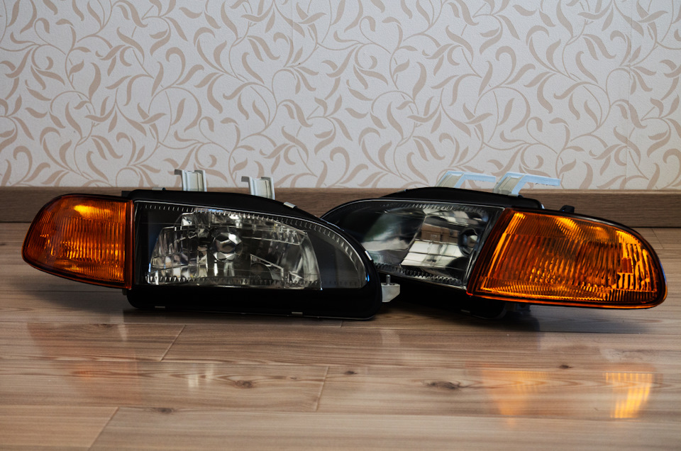 Depo Black Headlights & JDM corner for EG 5