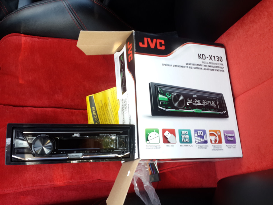 Магнітол JVC 1