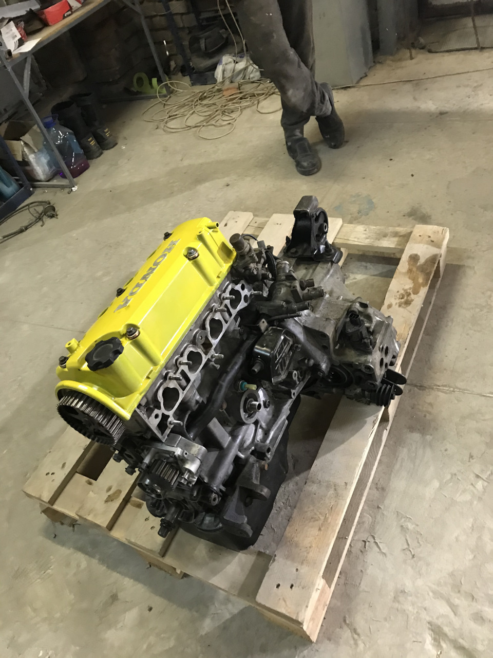 Мотор готовий) гібрид D15b2/D16Y8 2