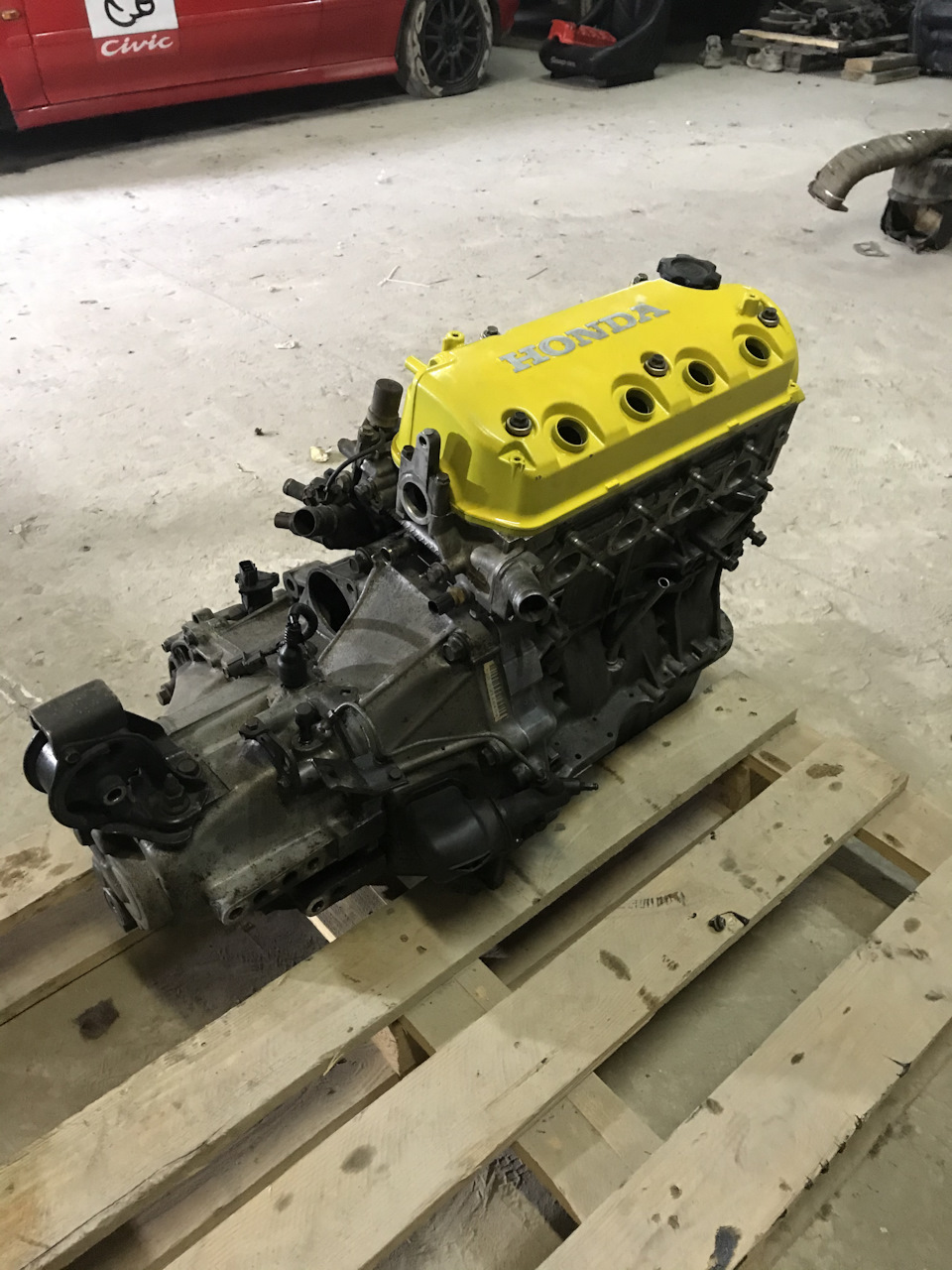 Мотор готовий) гібрид D15b2/D16Y8 1
