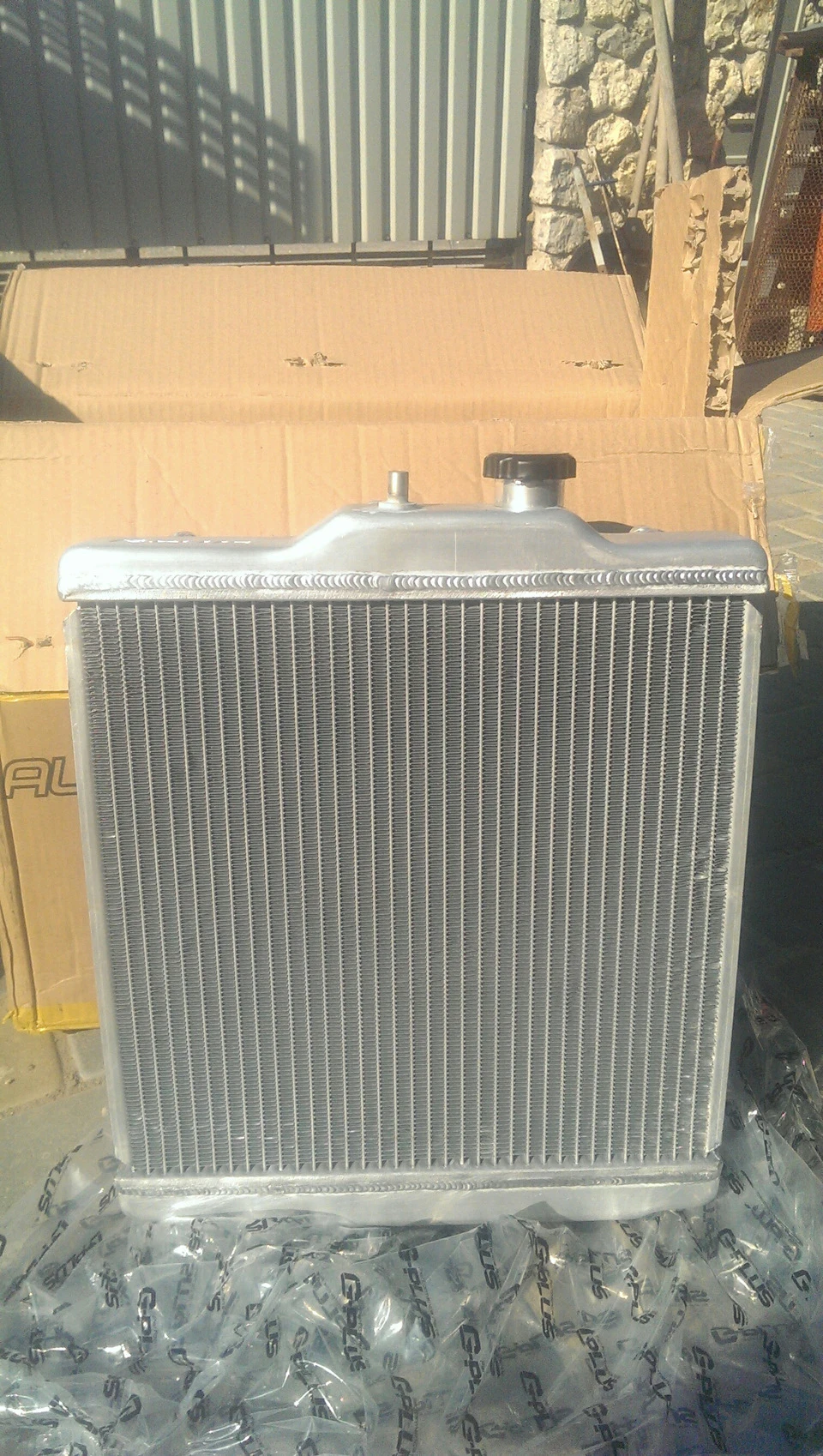 Gplus 3 row Aluminum Radiator
