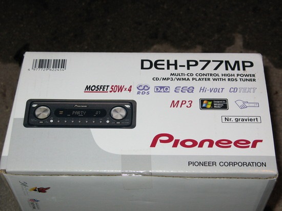 Продам Pioneer DEH-P77MP 3
