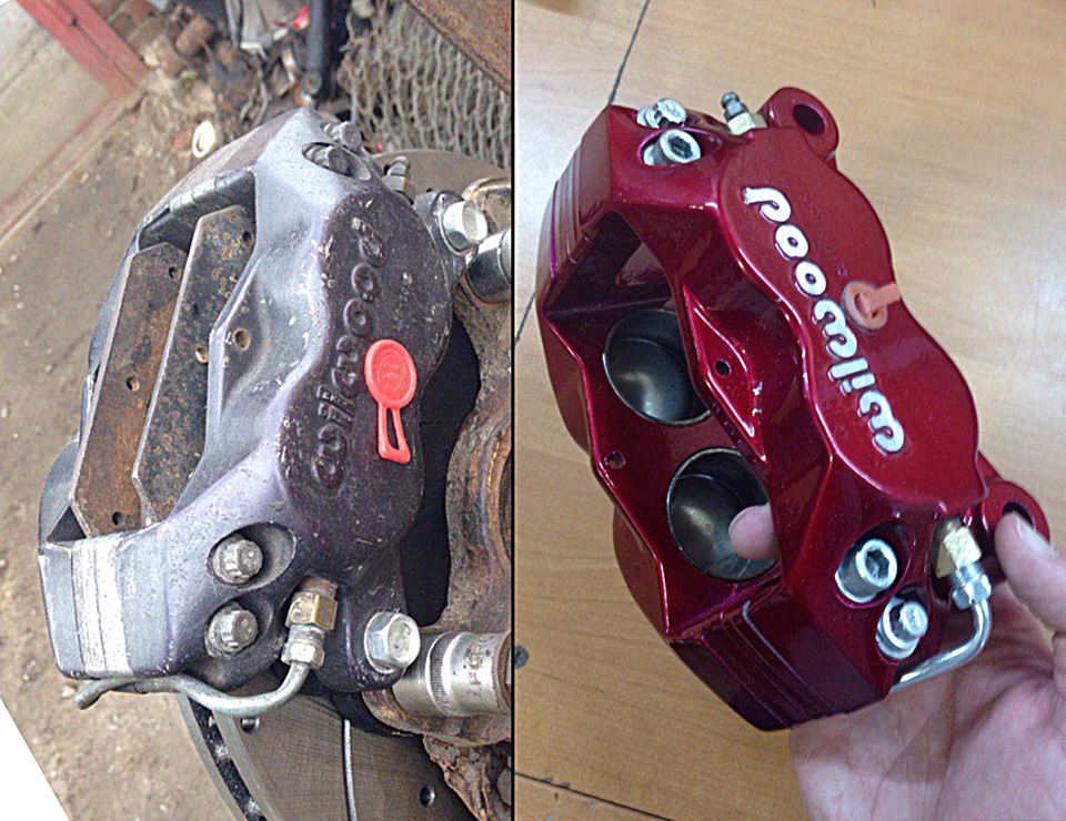 Повний ребілд Wilwood Dynalite 4 pistons brakes 1