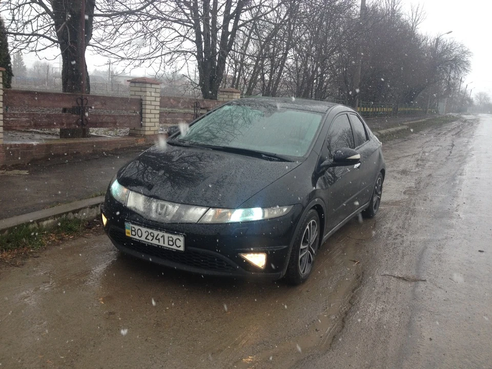 зима на заході України + civic)))