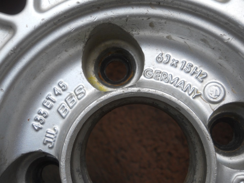 Тепер влітку буду на дисках BBS 433 R15 4x100 та гумою 195/55 4