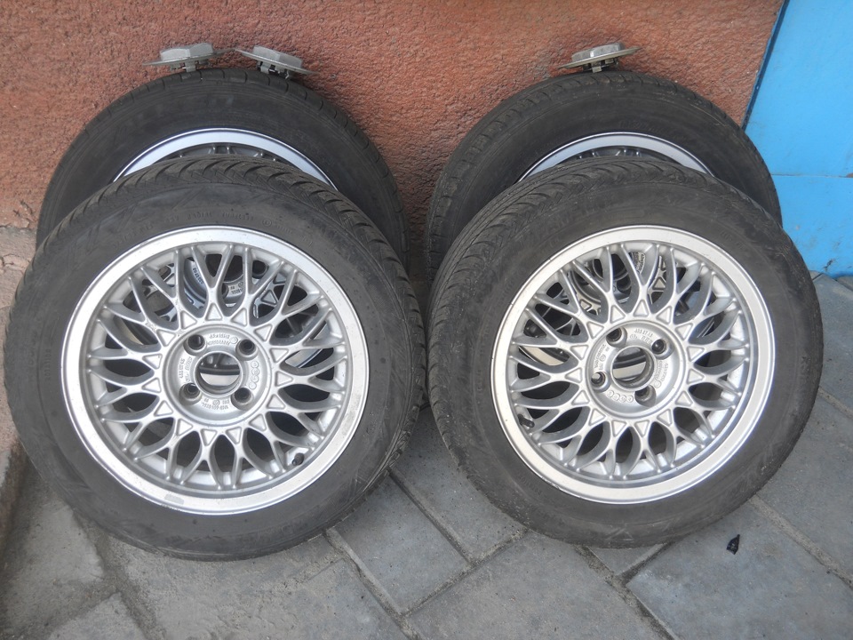 Тепер влітку буду на дисках BBS 433 R15 4x100 та гумою 195/55 2