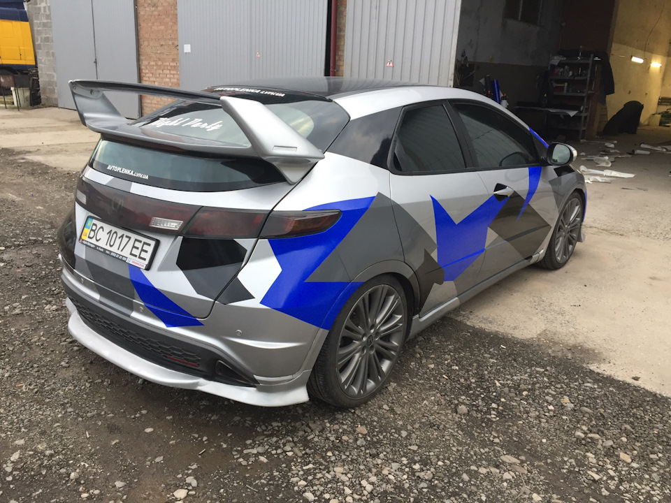 Honda Civic 5d Камуфляж))) 5