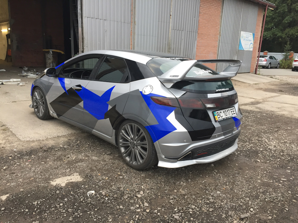 Honda Civic 5d Камуфляж))) 4