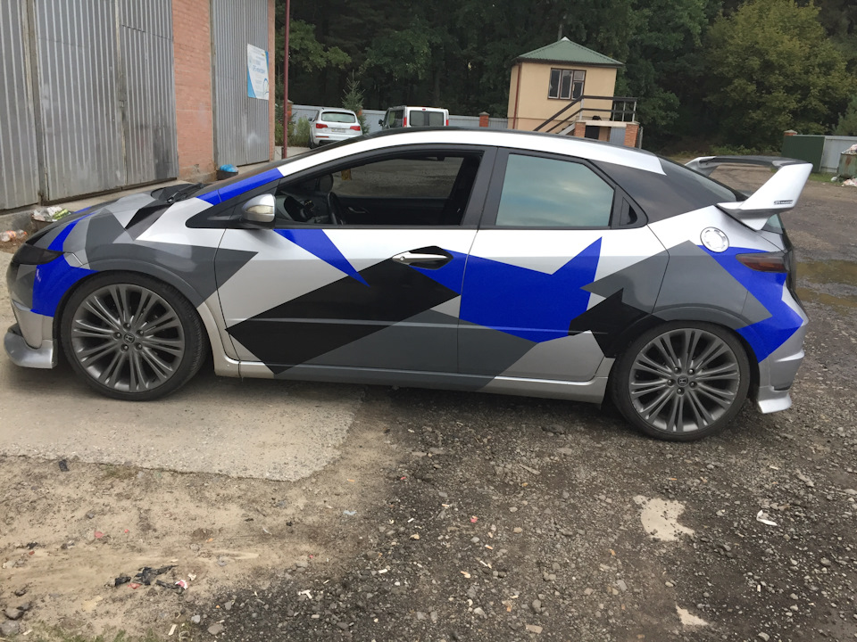 Honda Civic 5d Камуфляж))) 3