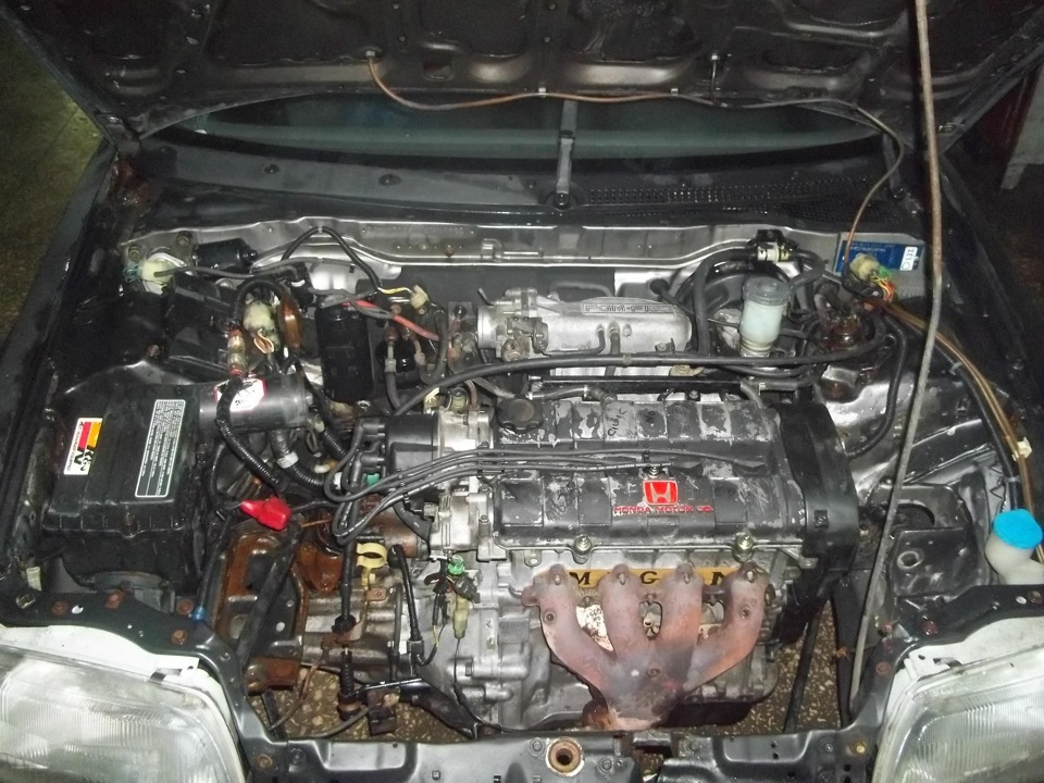 До і Після D16Z5 DOHC CRX 2