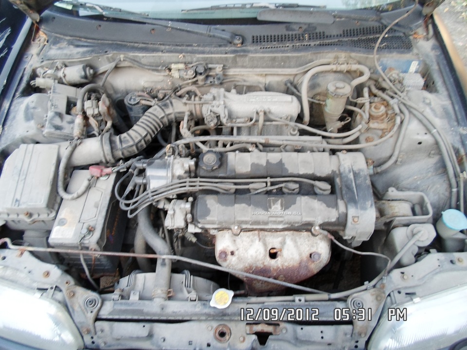 До і Після D16Z5 DOHC CRX 1