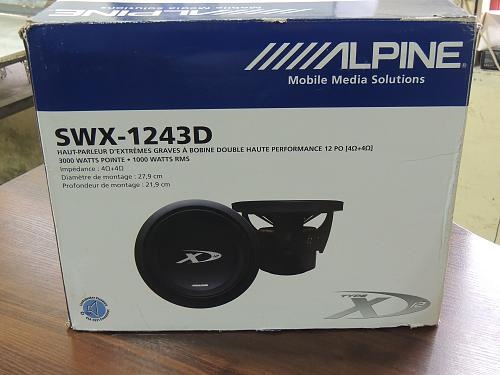 Alpine SWX-1243D 3