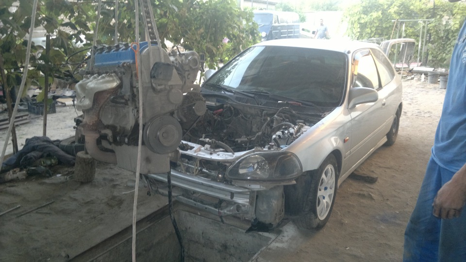 видерли D15Z6 чекаємо установки B18C4 2