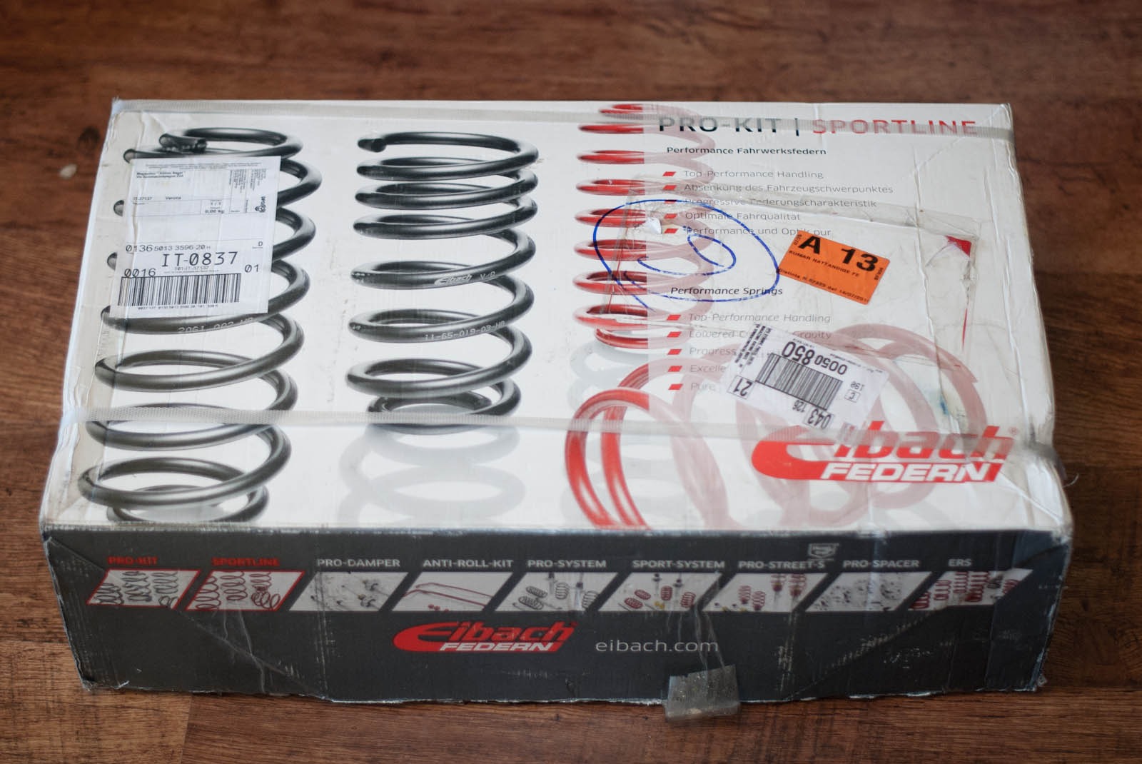 Пружини Eibach Pro-Kit (ч.1) 1