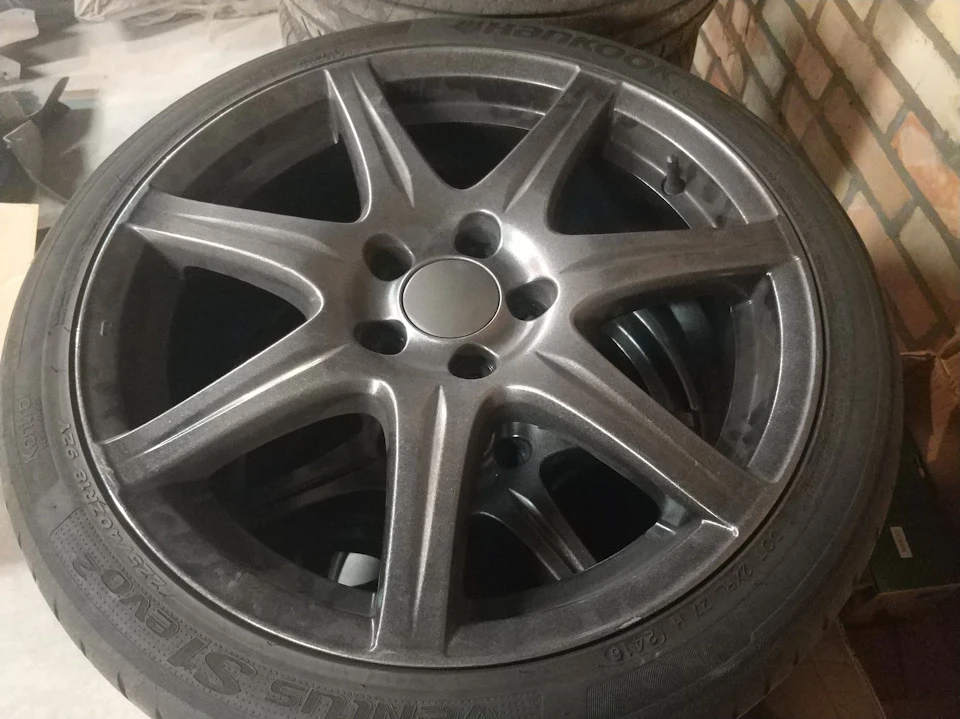 Продам диски Enkei R18/7,5J/ET55 сток від Honda civic type r + гума