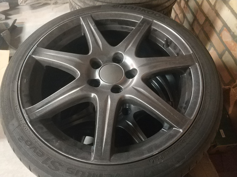 Продам диски Enkei R18/7,5J/ET55 сток від Honda civic type r + гума 1