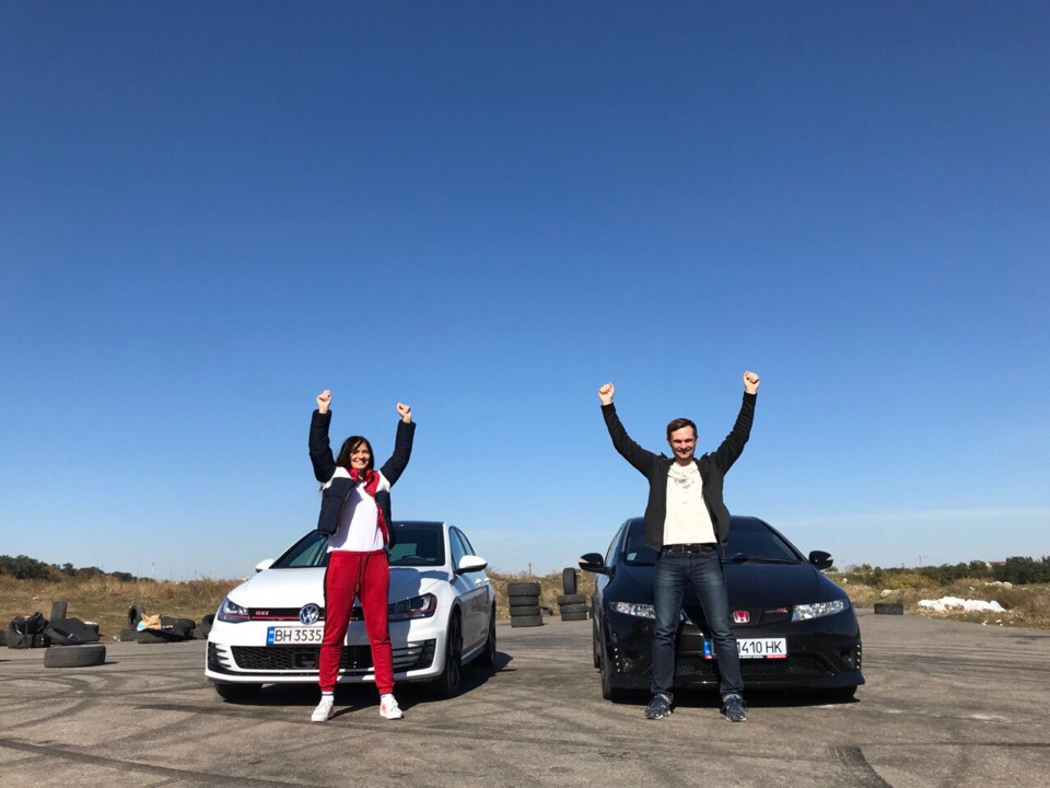 golf gti 2016 dsg vs honda civic type r (my) 1