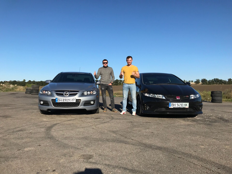 mazda 6 MPS vs honda civic type R 1