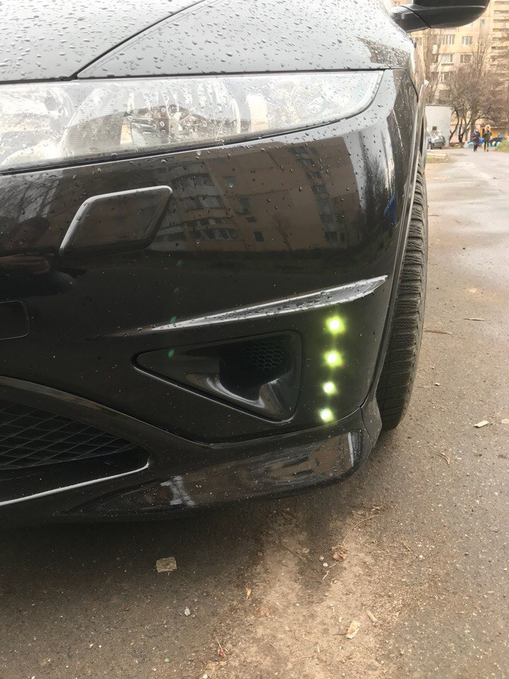 встановлення нового підсвічування DRL 4