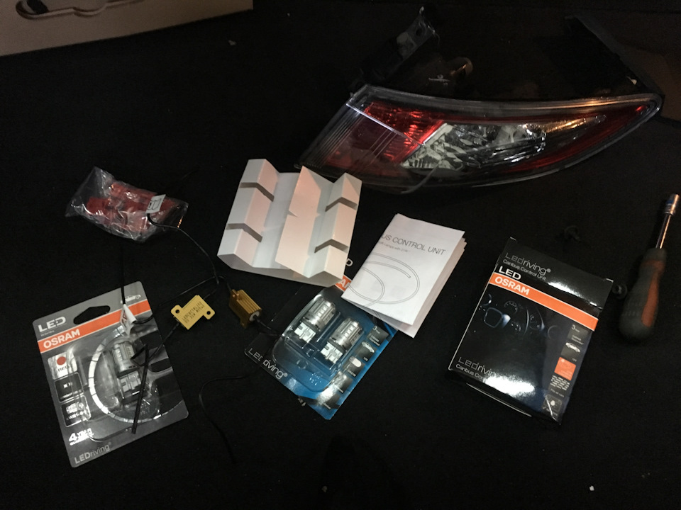 Заміна поворотів габоротивів/стопів на діоди Osram 1