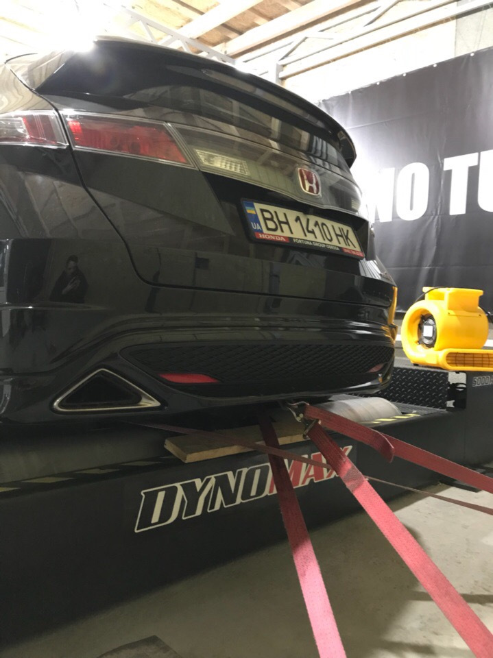 Вимірювання потужності мого авто Honda civic type R 3