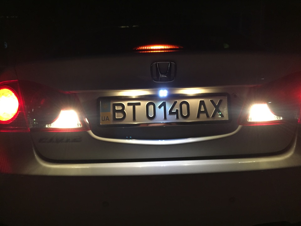 Камера заднего вида. Ночной тест 3