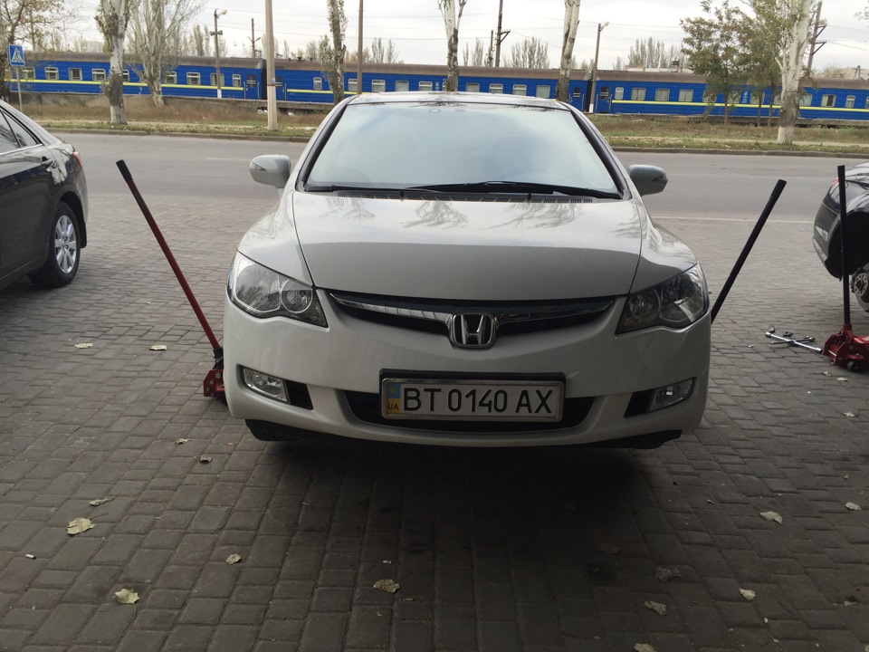 Зимние колеса становятся на место =) 2