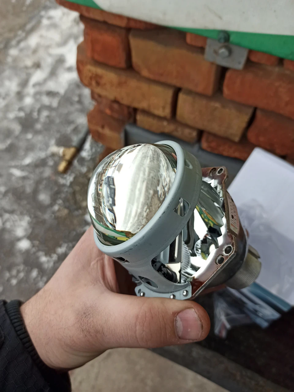 Установка лінз hella 3r + маски Macan cree
