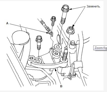 Заміна правої (гідроопори) опори двигуна Honda Civic 4D 2