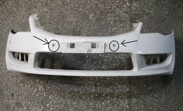 Кріплення номера у стилі Civic Type R FD2 3