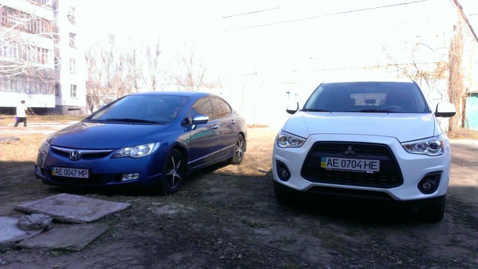 Моя Honda Civic і Mitsubishi ASX Батька 1