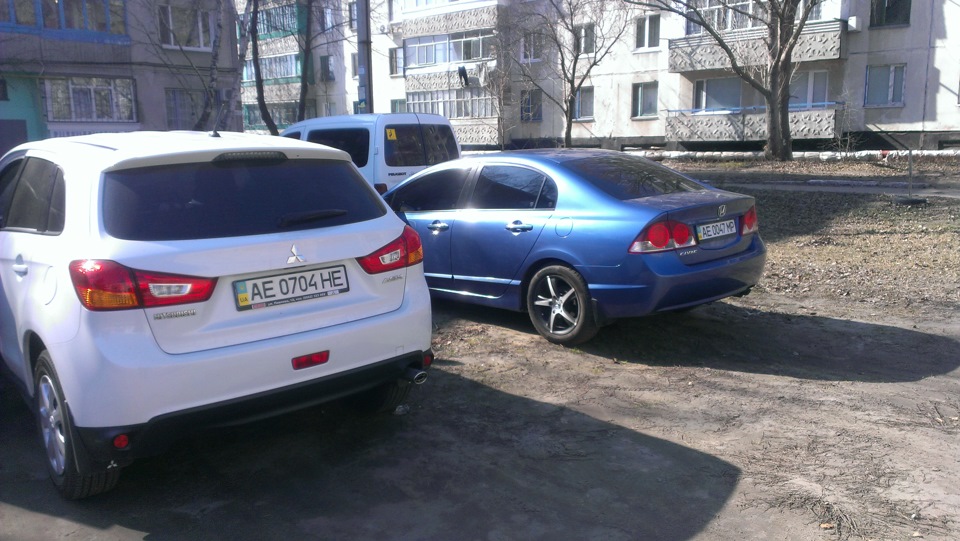 Моя Honda Civic і Mitsubishi ASX Батька 2