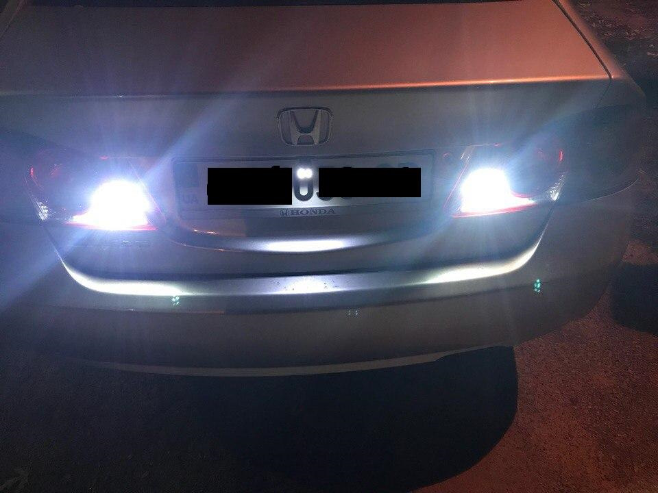 Встановлення LED ламп у задній хід 2