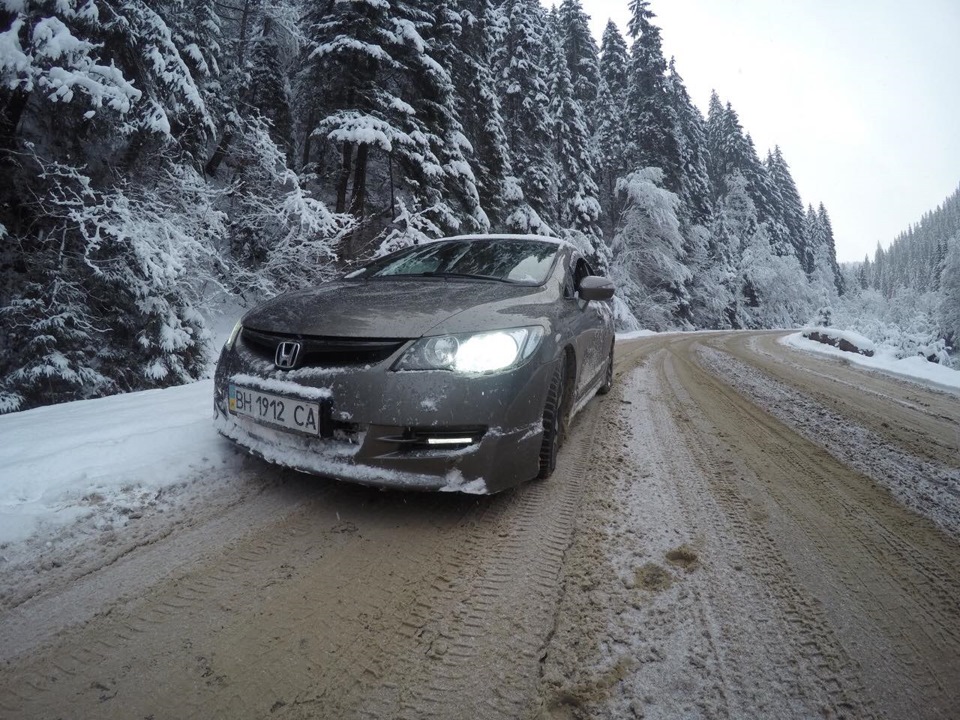 Honda Civic Mugen vs Winter 3