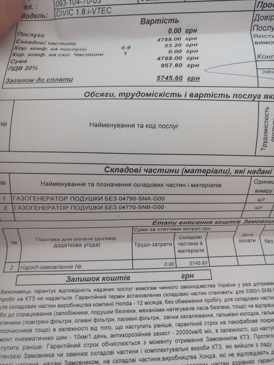 Відгукова кампанія Honda (Все зробили) 1