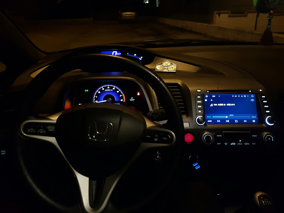 Заміна Din 2 Honda civic 4d 1