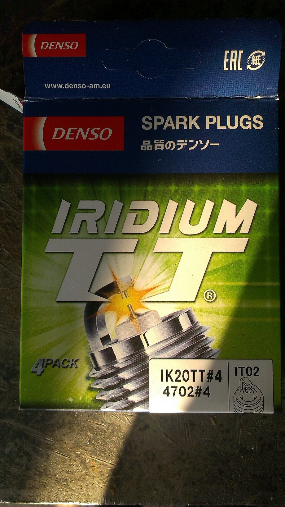 Зміна свічок на Iridium TT (IK20TT) 2