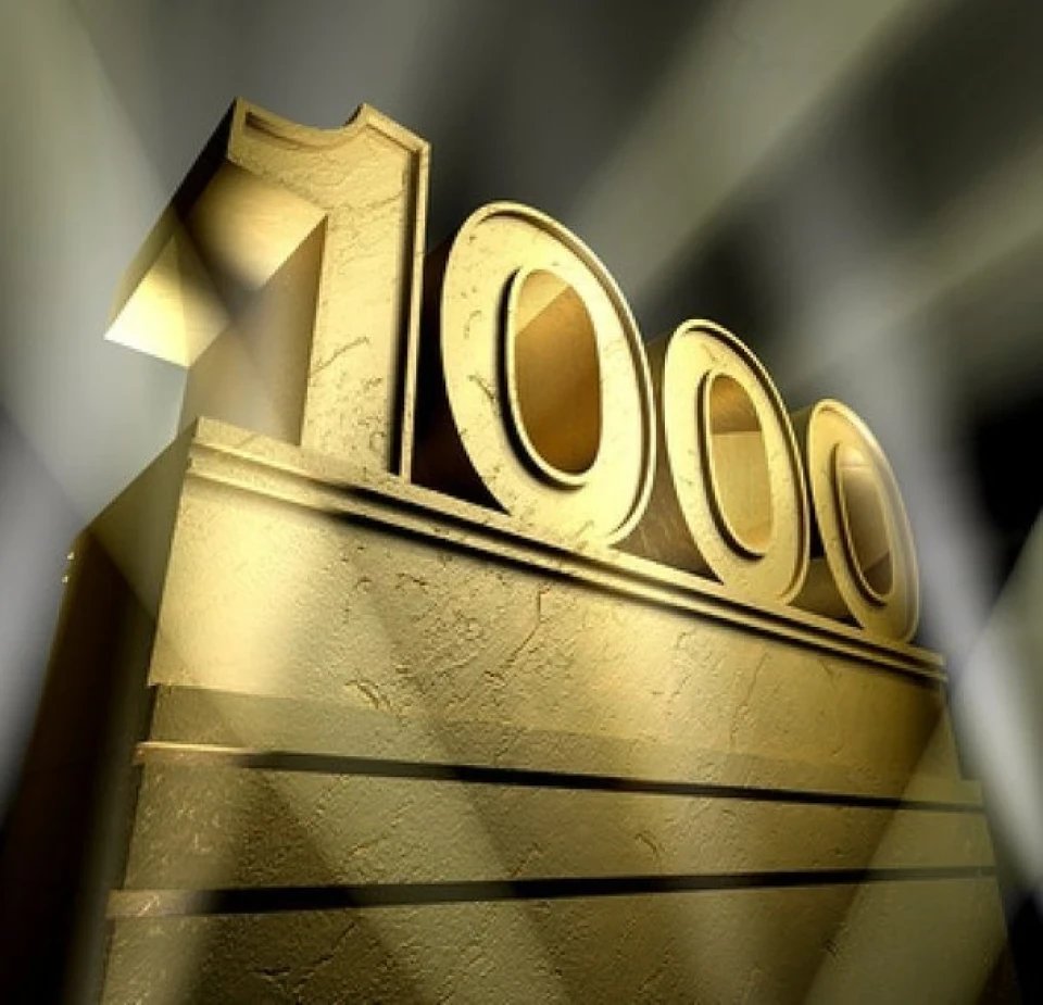 Ура! 1000 передплатників!