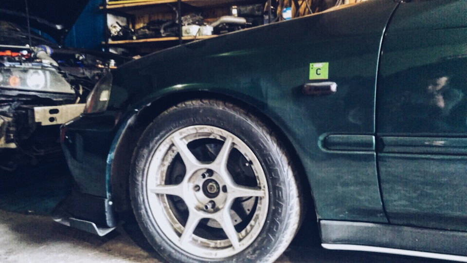 Koni sport + ground control on Civic Ek 2